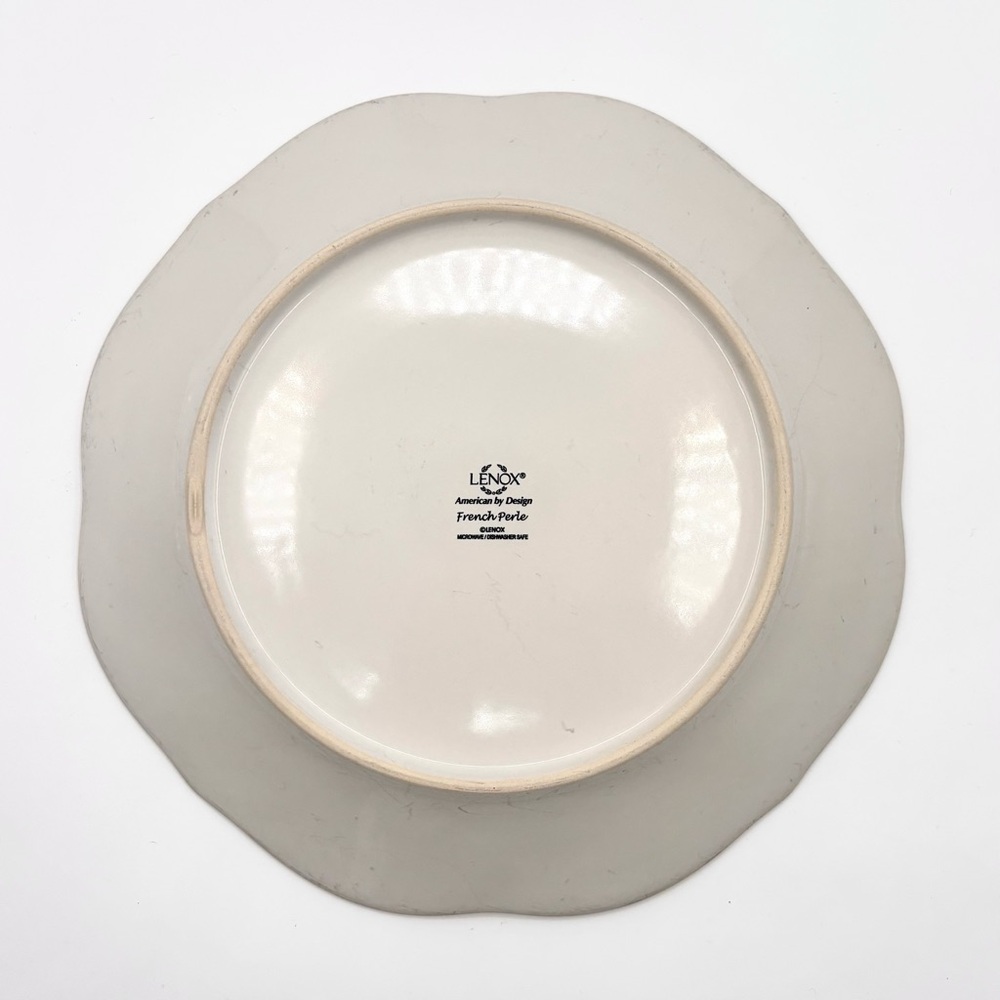 Lenox French Perle Embossed Stoneware Dinner Plate - Picture 3 of 8